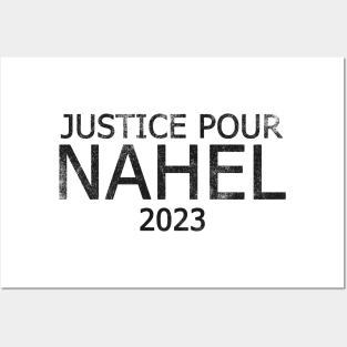 VINTAGE JUSTICE POUR NAHEL 2023 Posters and Art